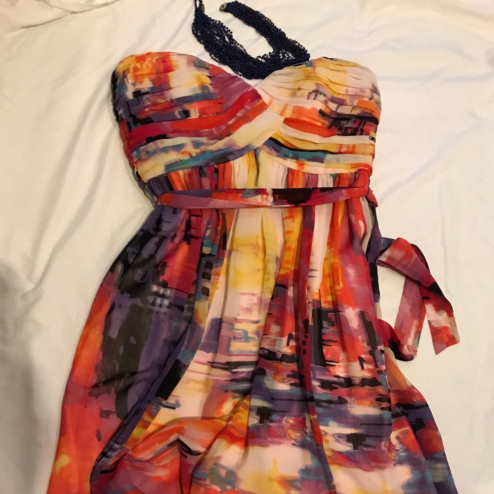 Donna Morgan strapless dress VGUC